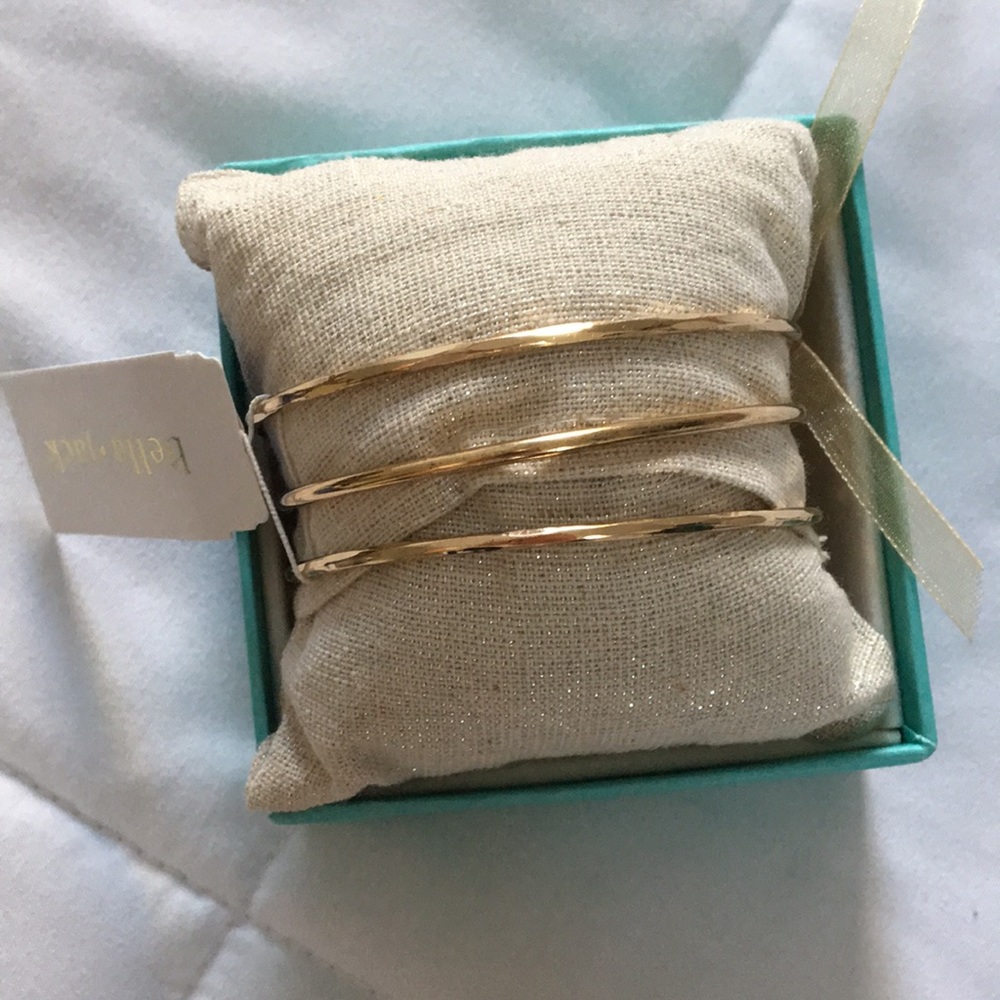 NWT Bella•Jack golden bracelets - Picture 5 of 7